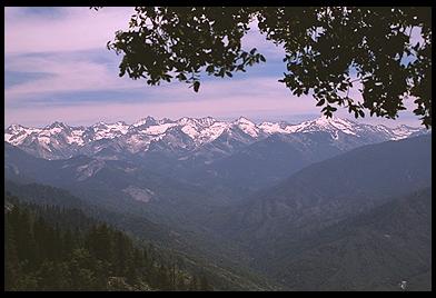 Pictured: Moro Rock, Great Western Divide [May 29, 1997]